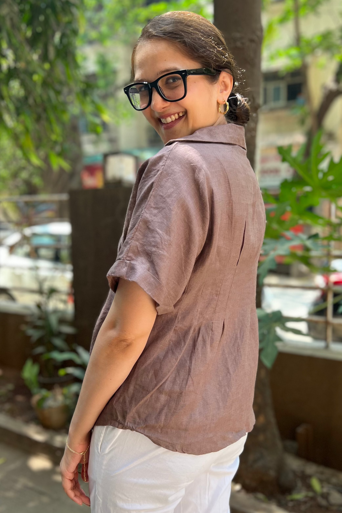 Verona Shirt - Cocoa Brown