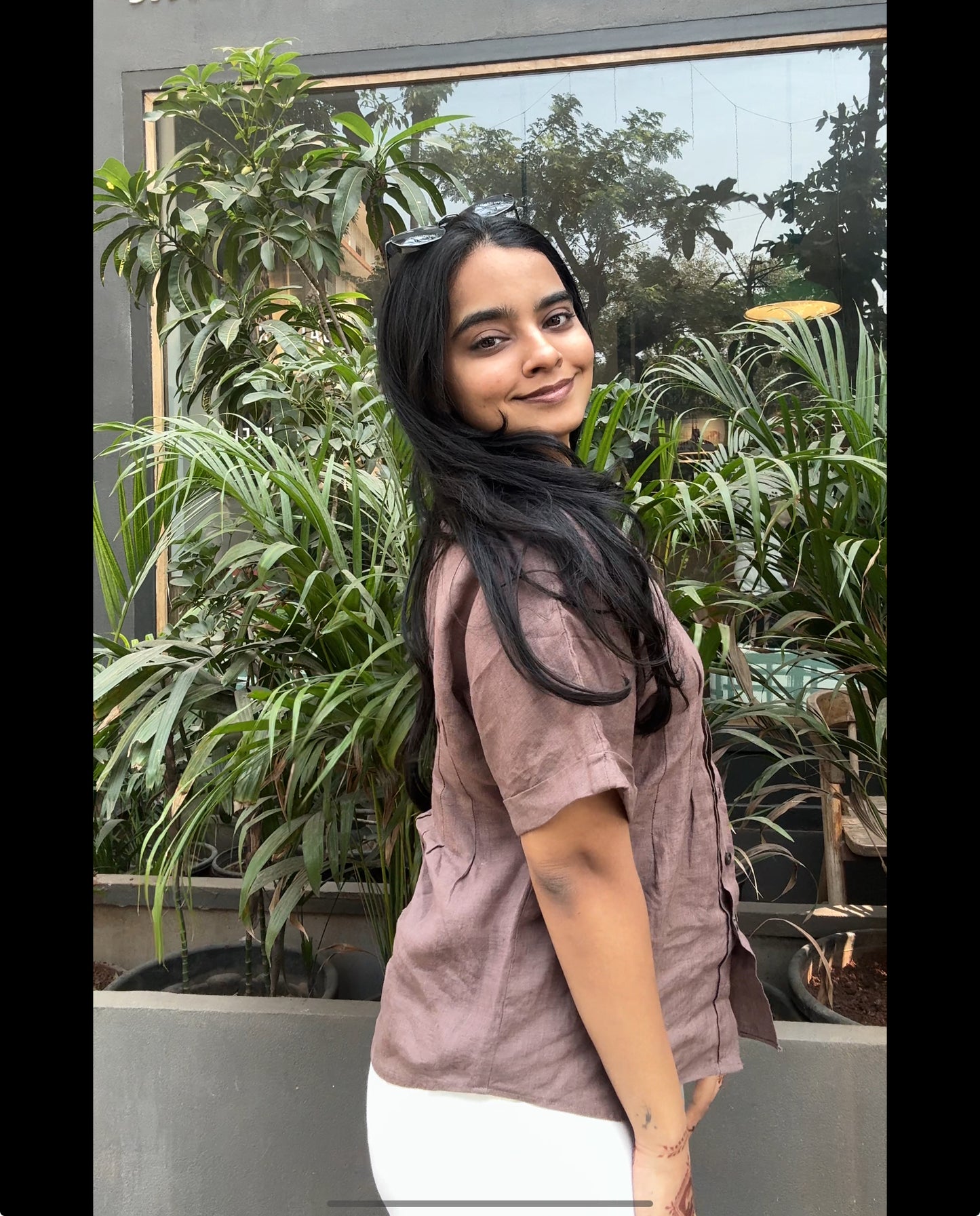 Verona Shirt - Cocoa Brown