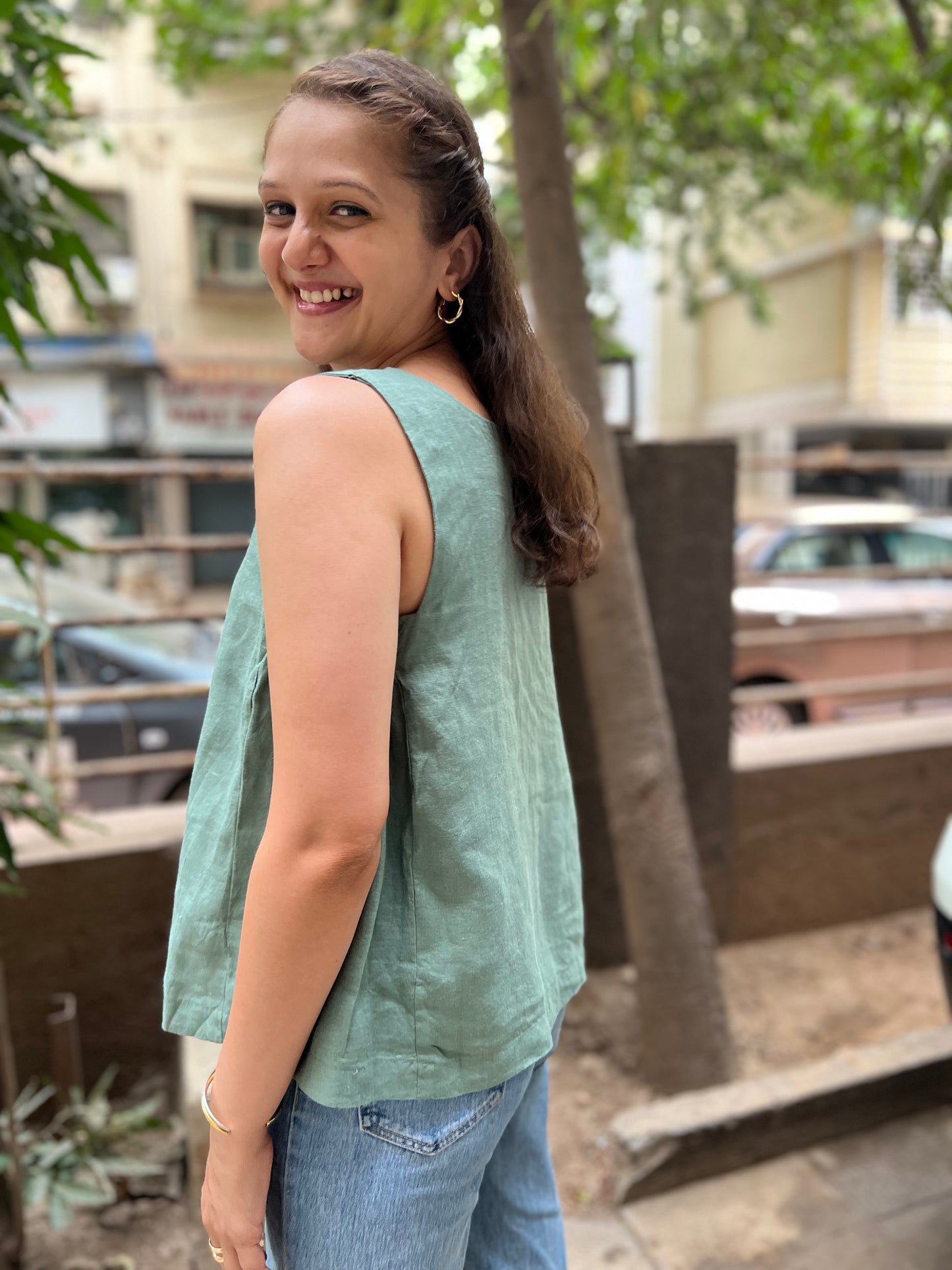 Vega Blouse - Soft Sage