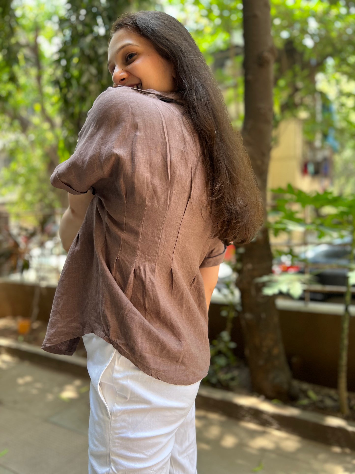 Verona Shirt - Cocoa Brown