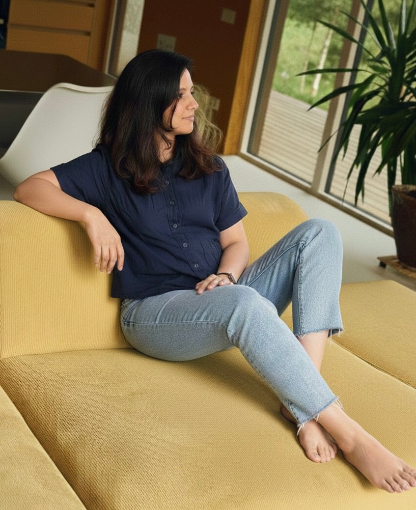 Verona Shirt - Moonlit Navy