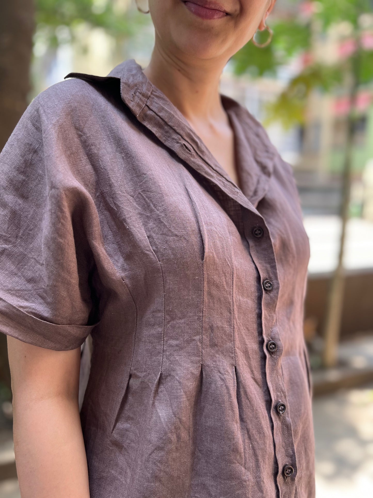 Verona Shirt - Cocoa Brown
