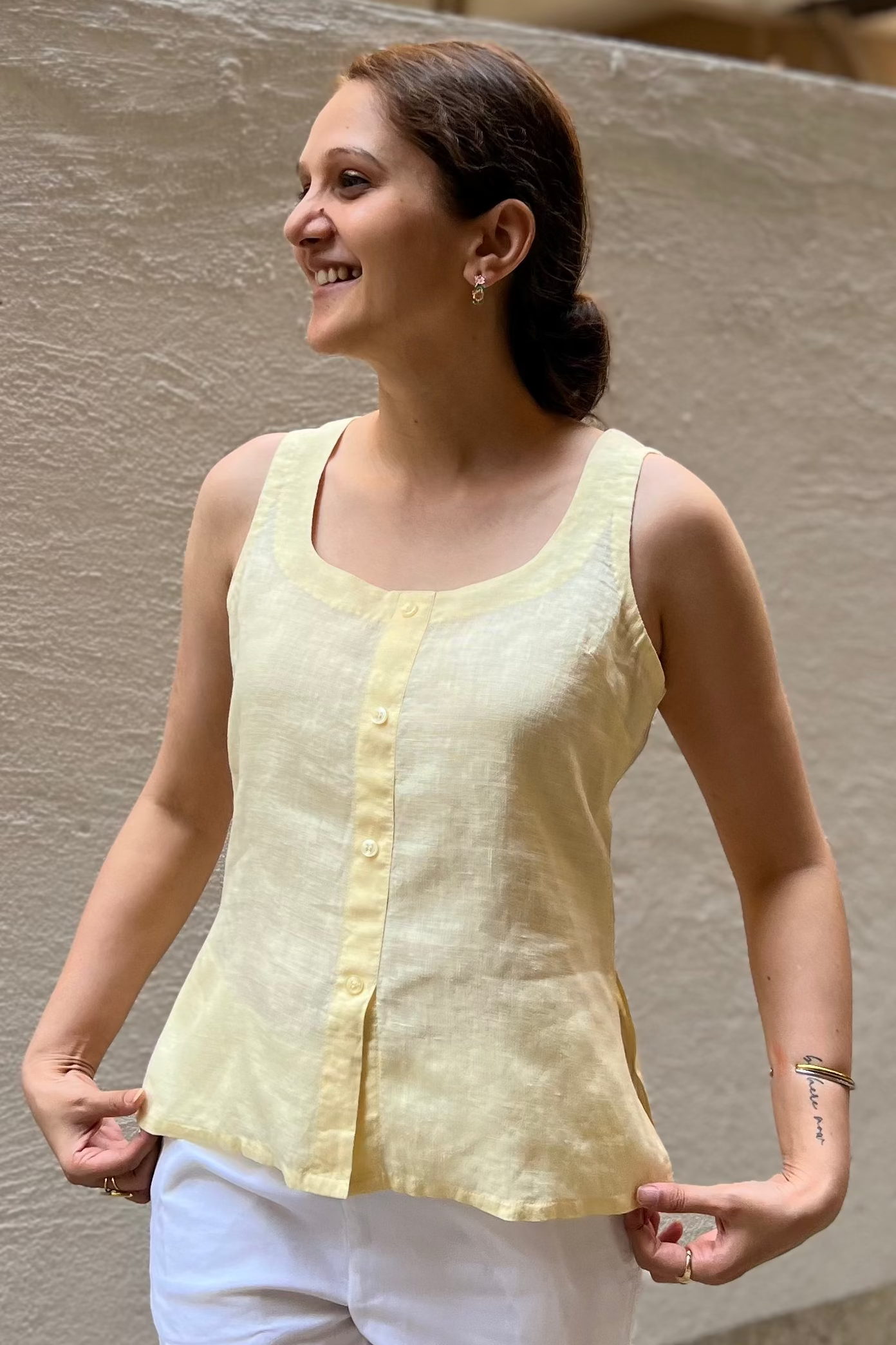 Serena Shirt - Yellow