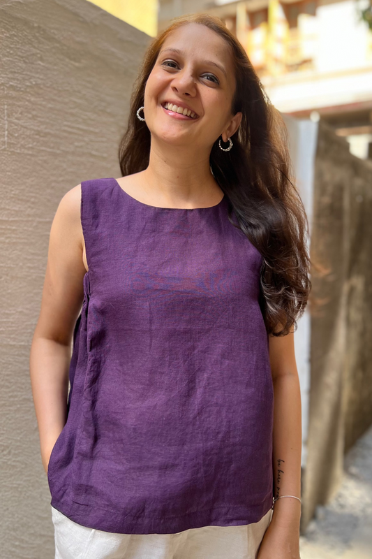 Vega Blouse - Velvet Wine