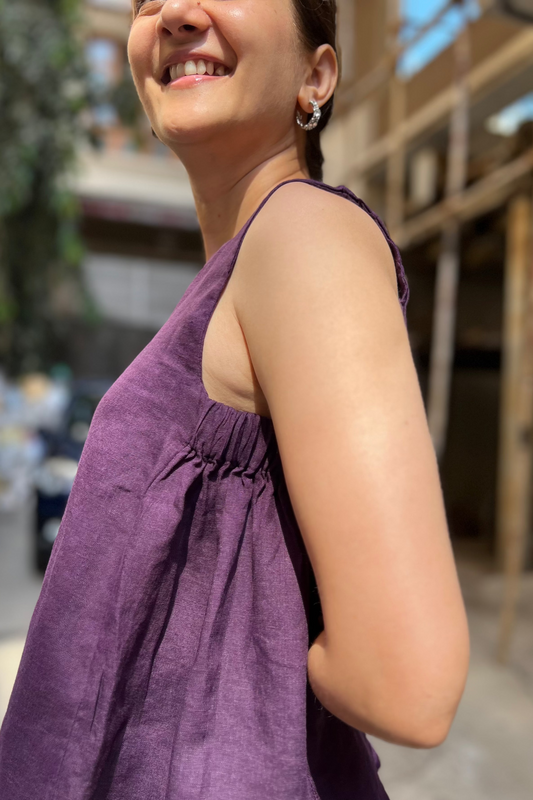 Vega Blouse - Velvet Wine