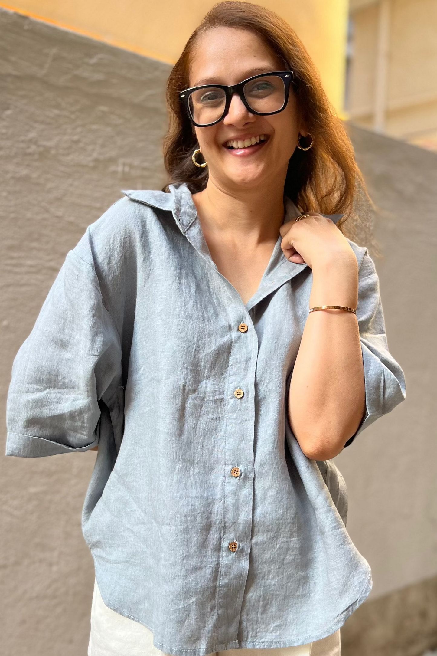 Hanna Shirt - Powder mint