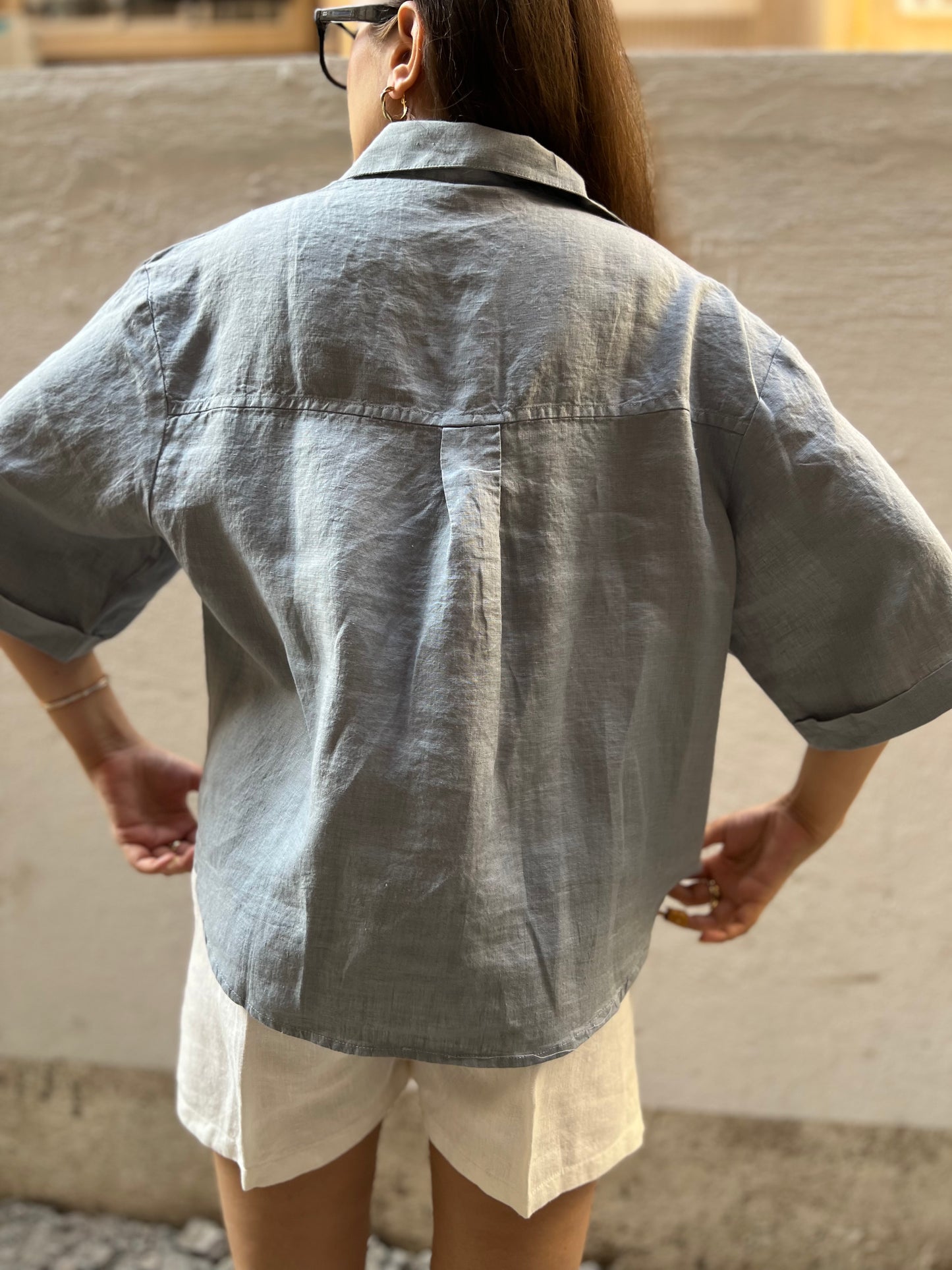 Hanna Shirt - Powder mint