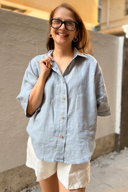 Hanna Shirt - Powder mint