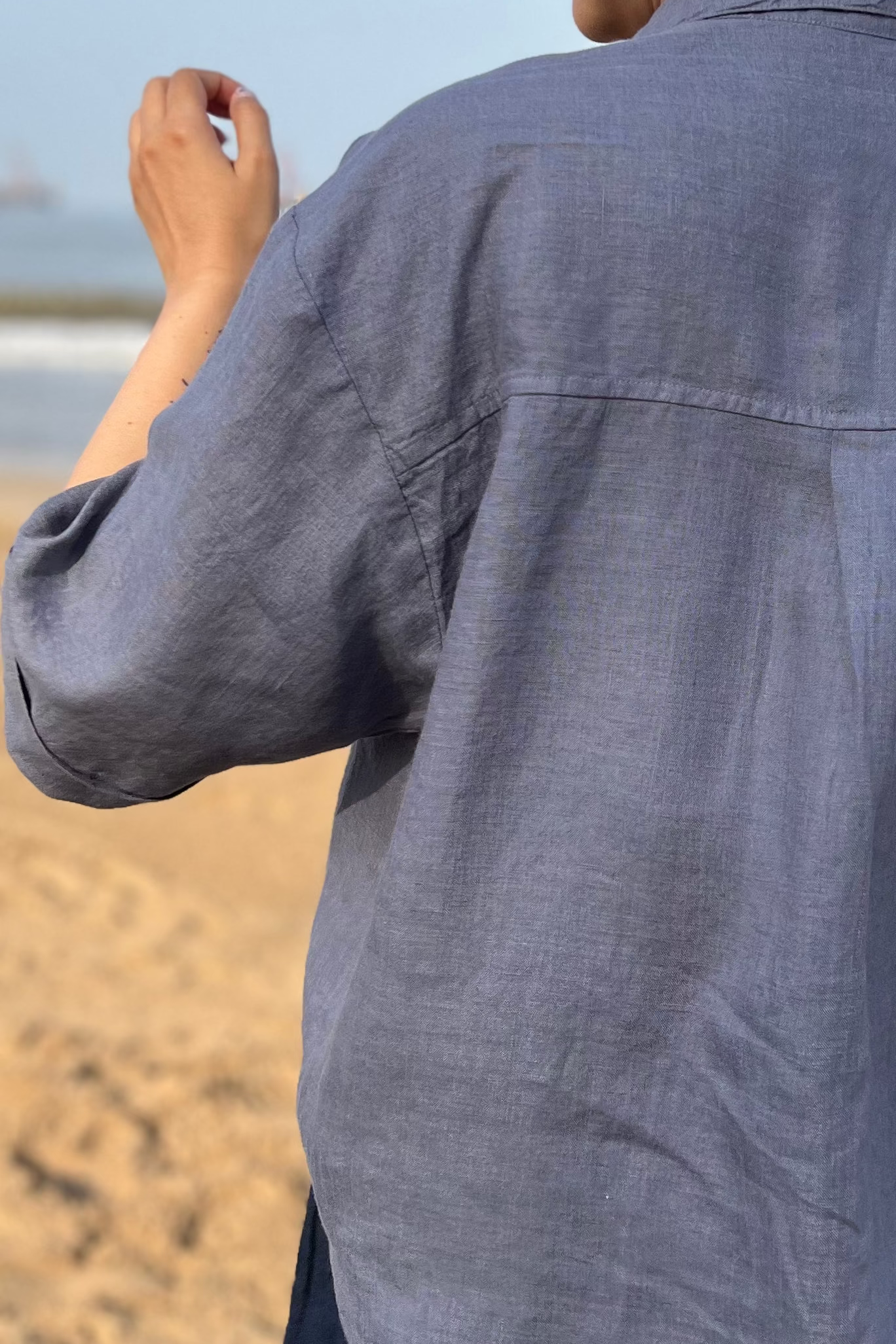 Hanna Shirt - Graphite Blue