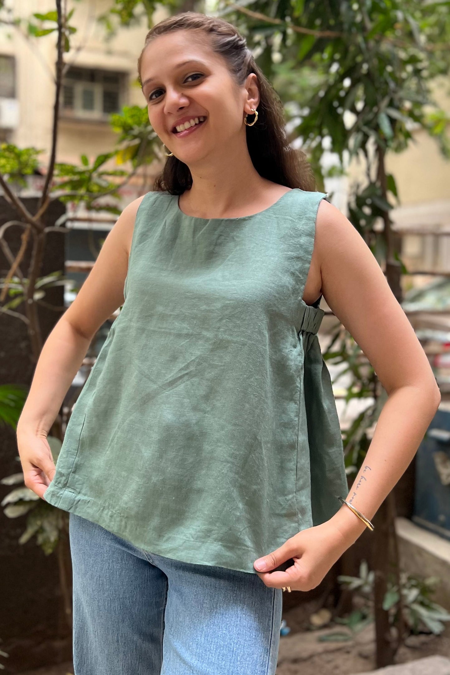 Vega Blouse - Soft Sage