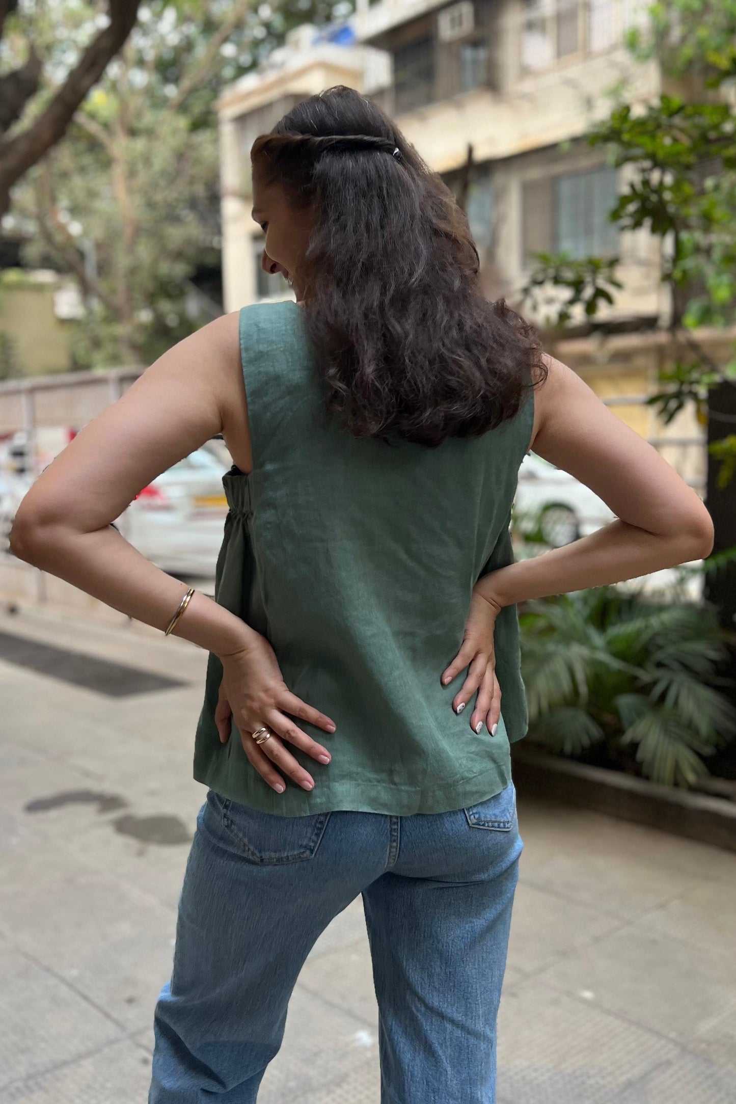 Vega Blouse - Soft Sage