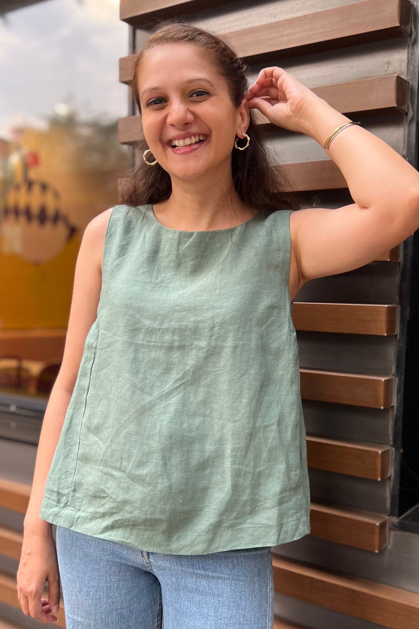 Vega Blouse - Soft Sage