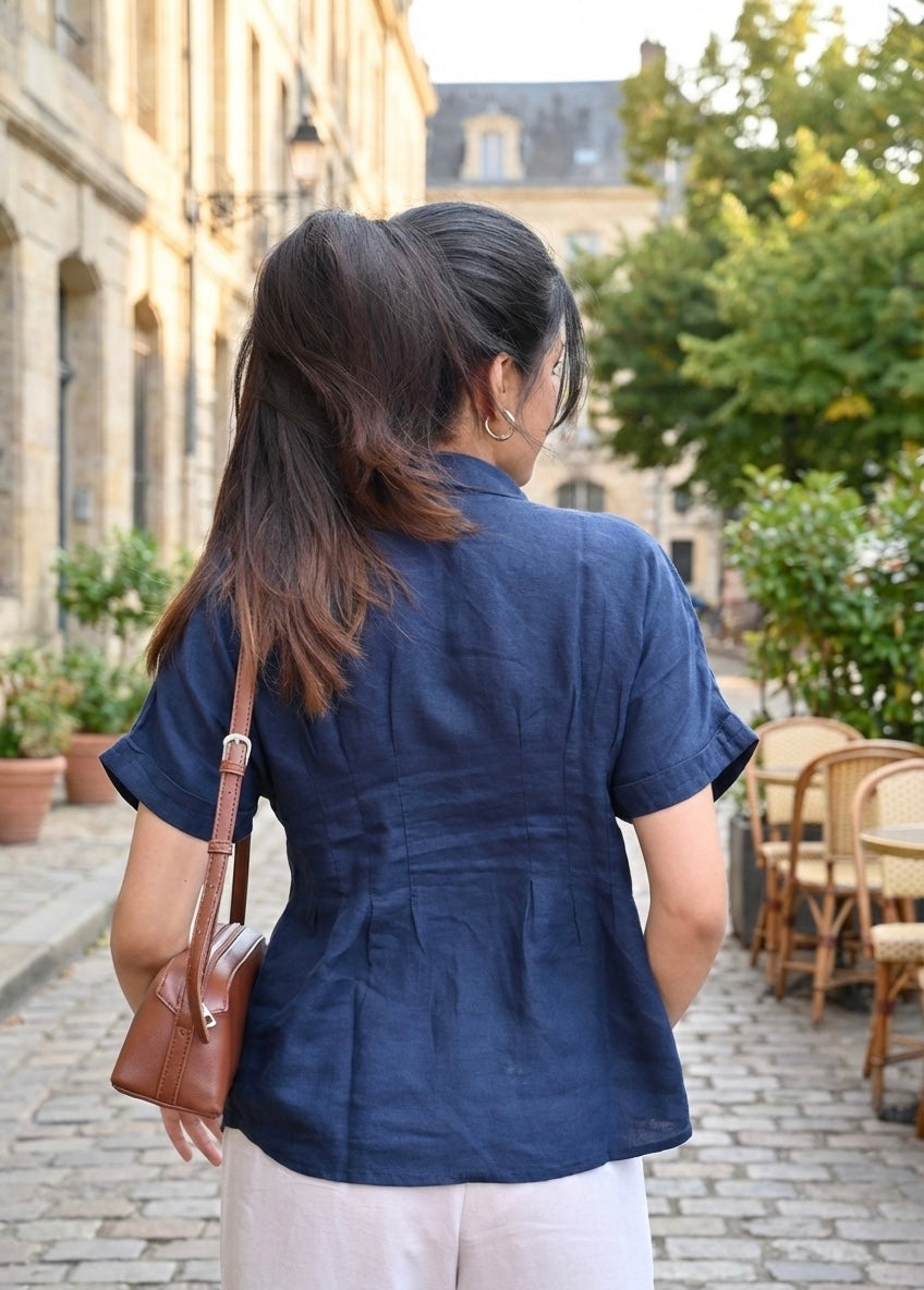 Verona Shirt - Moonlit Navy