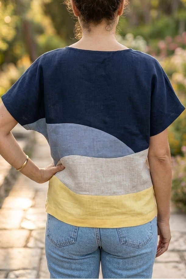 Emma Blouse - Blue