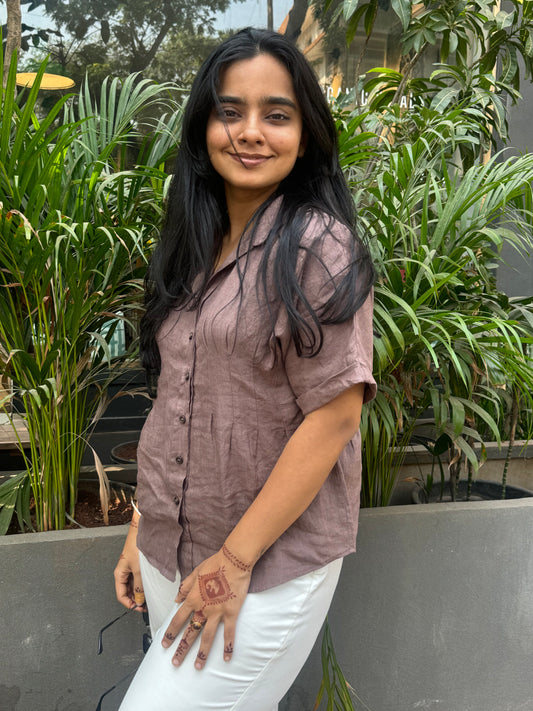 Verona Shirt - Cocoa Brown