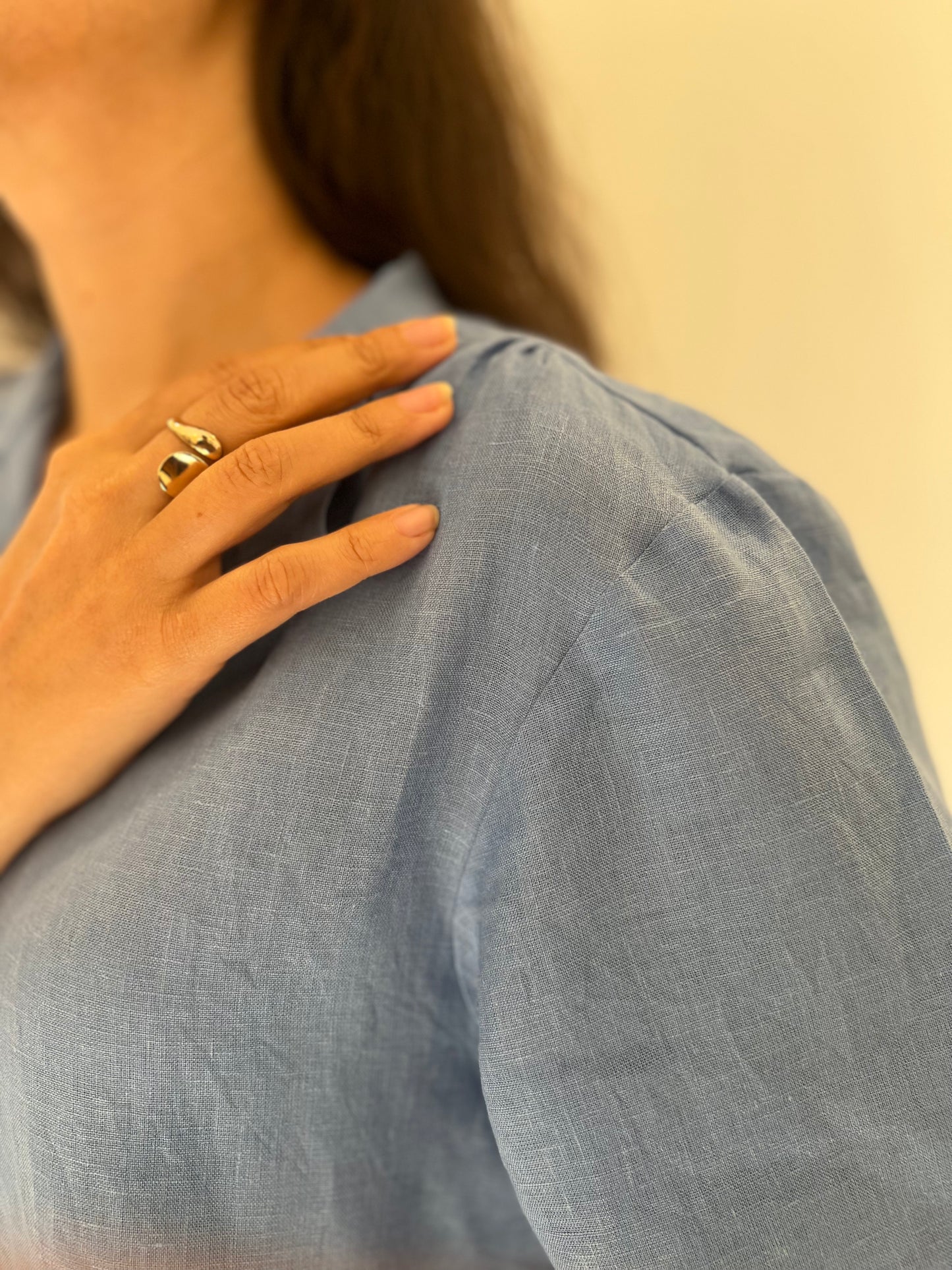 The Noa shirt - Cornflower Blue