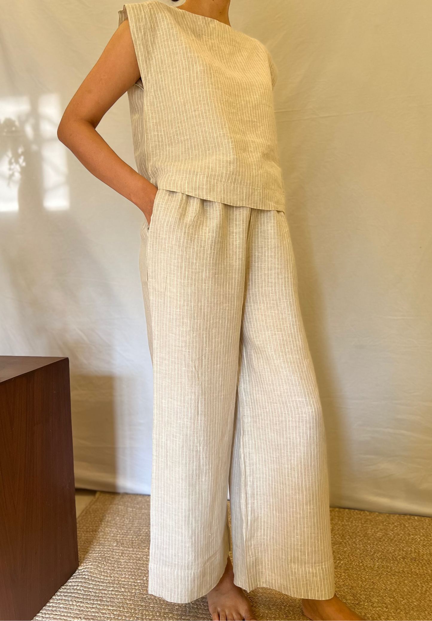 August Sand Stripes Pant