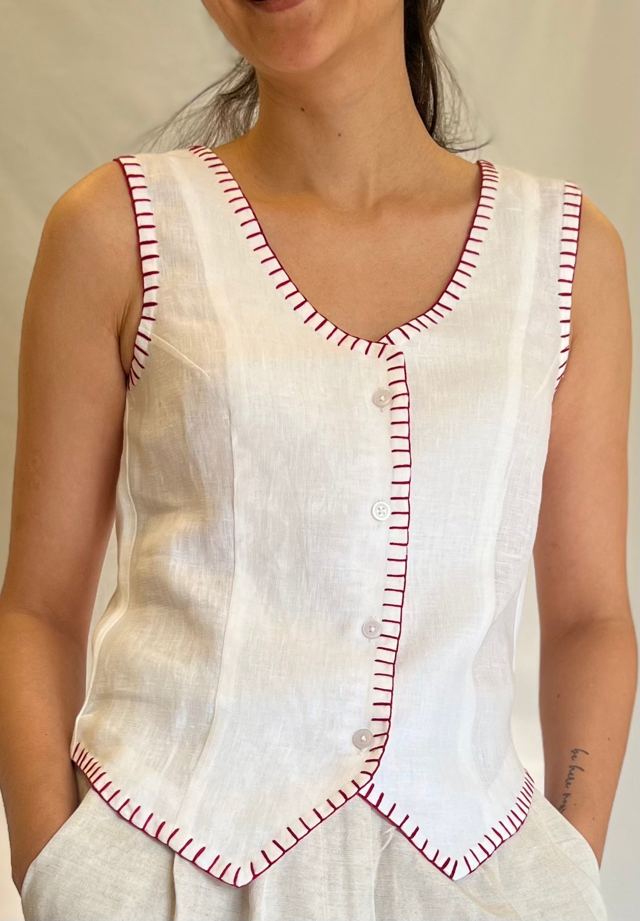 Cherry Frost Waistcoat