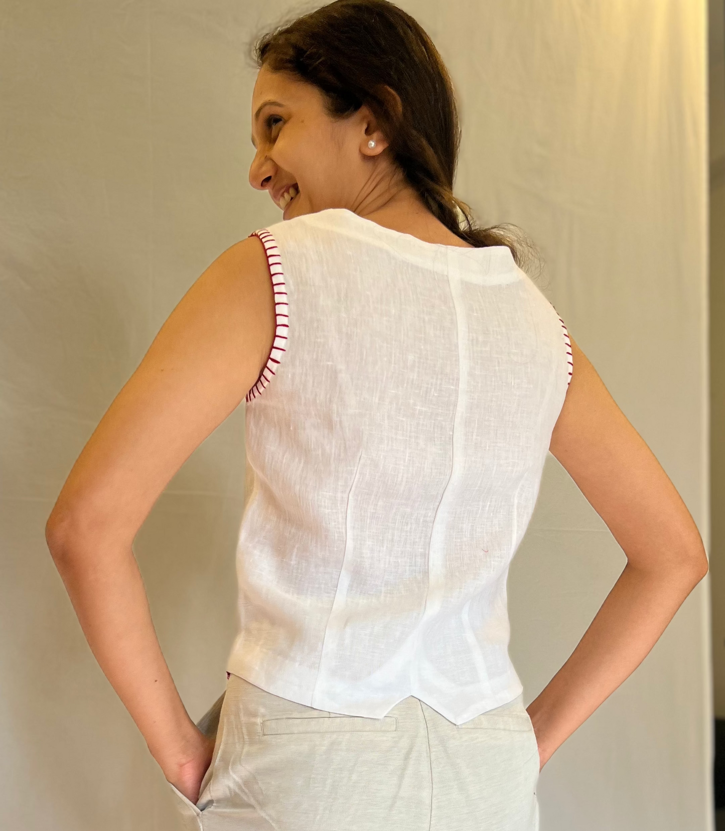 Cherry Frost Waistcoat