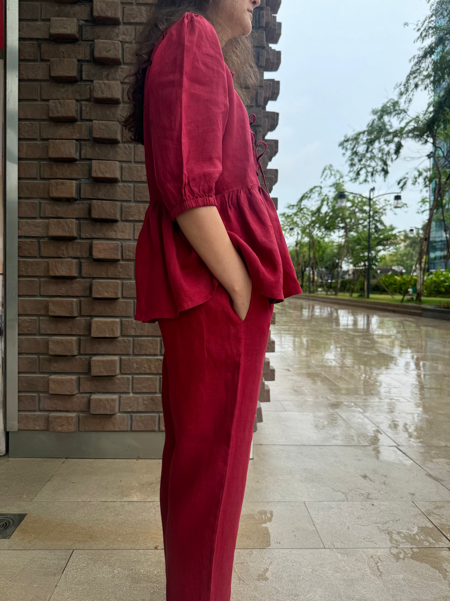 Truffle Pants - Cherry Red