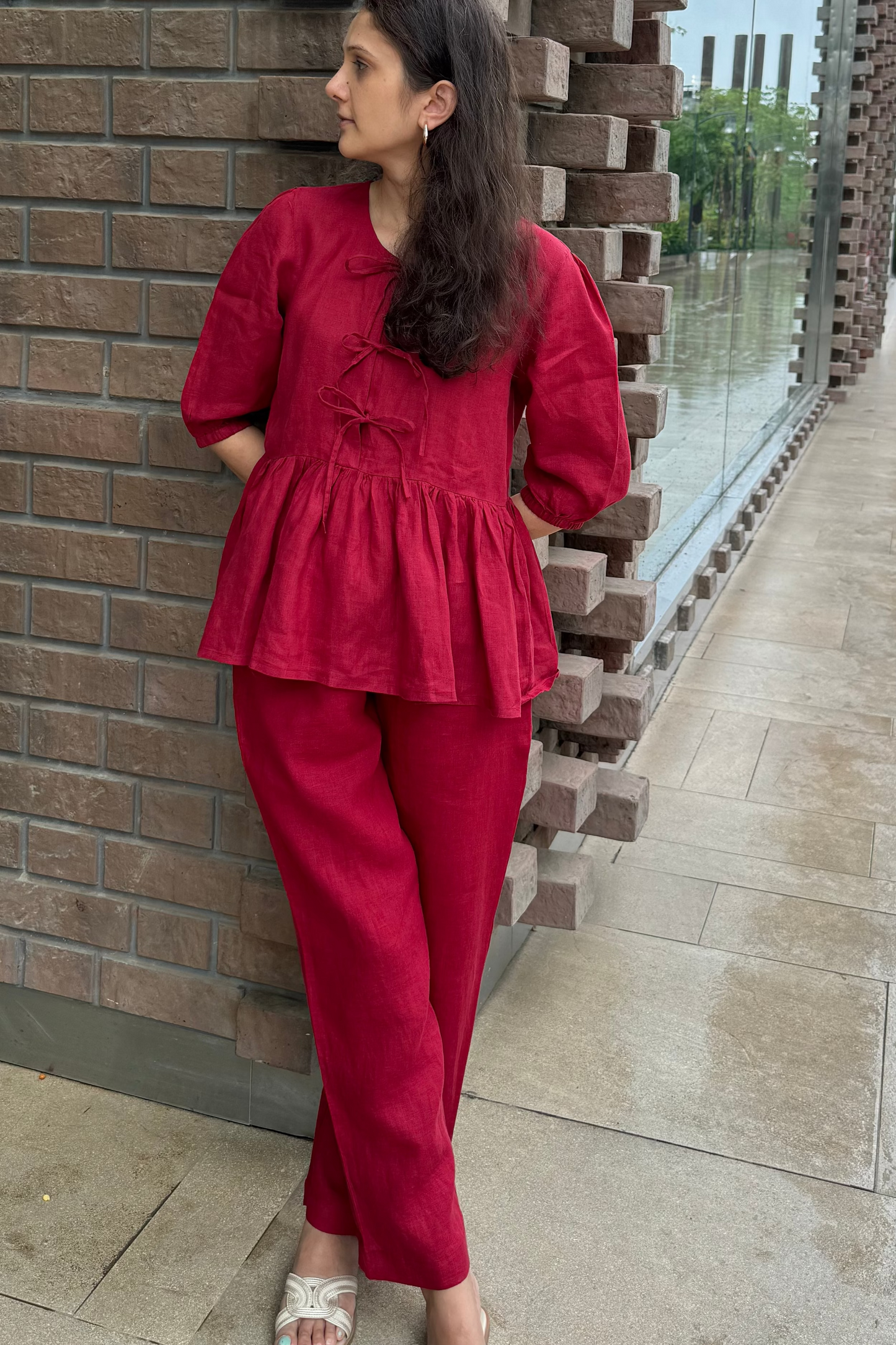 Truffle Pants - Cherry Red