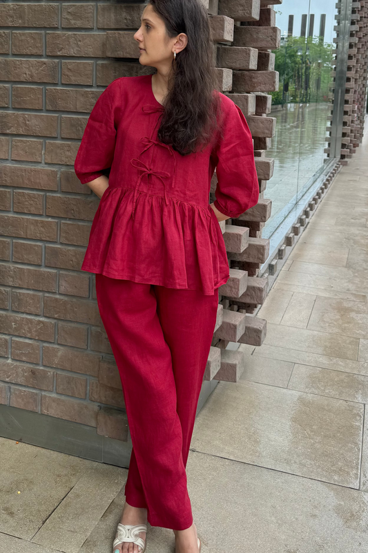 Truffle Pants - Cherry Red